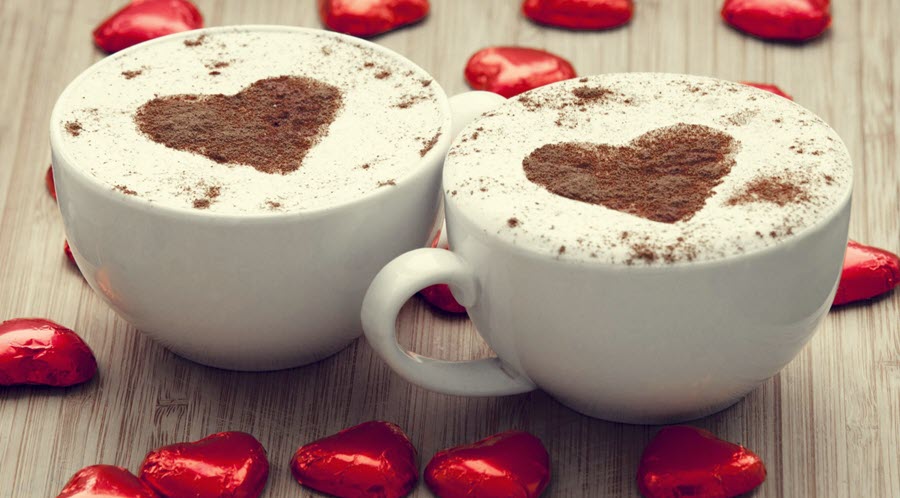 Hình ảnh cafe tình yêu tuyệt đẹp