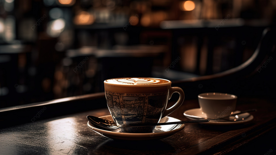 Hình ảnh ly cafe buồn