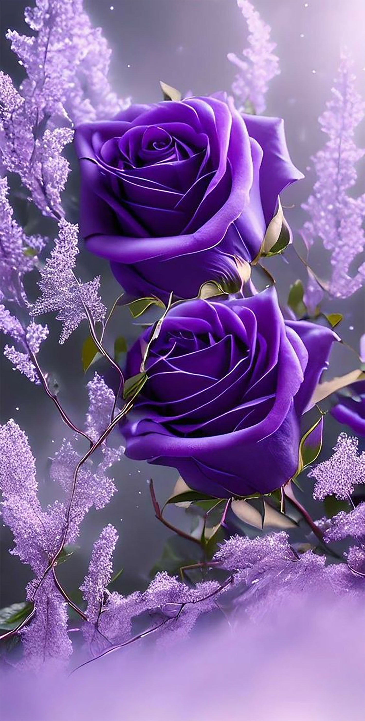 hinh-nen-hoa-cho-doi-hoa-hong-tim