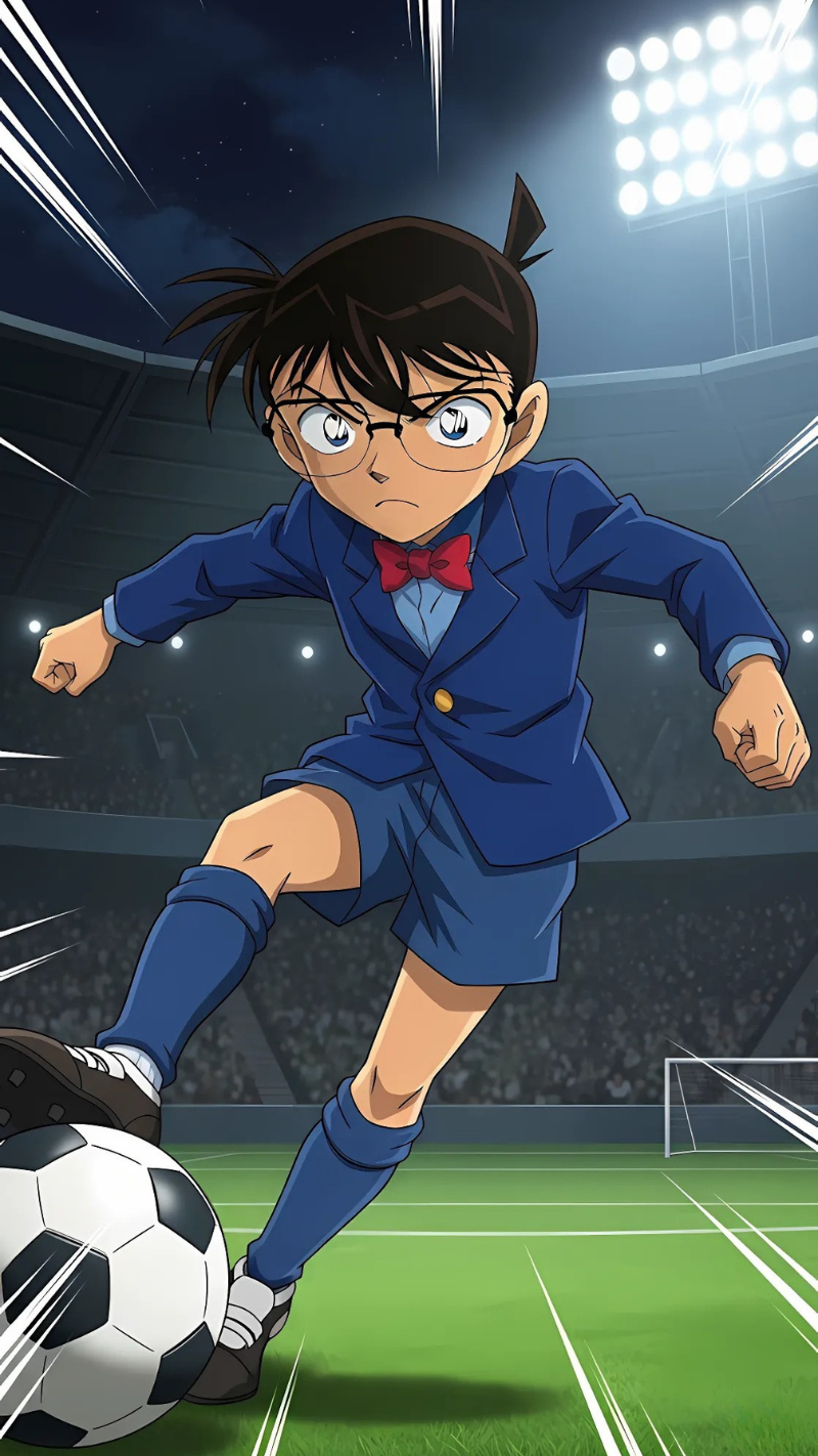 hình nền conan đá bóng