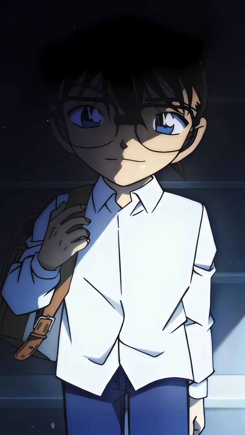 hình nền conan ngầu cho điện thoại