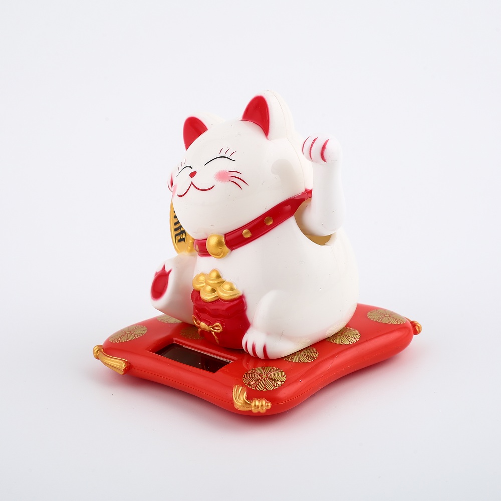 Ảnh nền mèo thần tài 3D nhỏ xinh