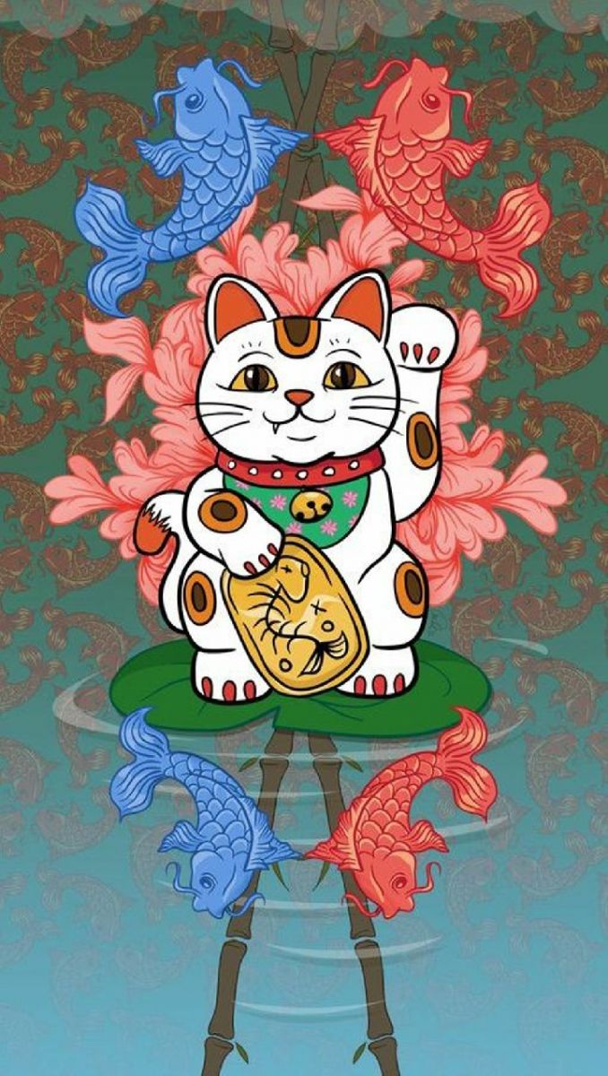 Bộ sưu tập hình nền mèo thân tài và cá vàng cho điện thoại đẹp nhất