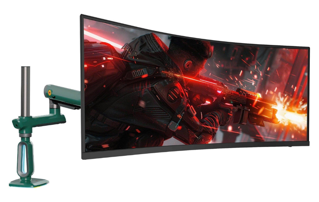 GEARVN - Giá treo màn hình máy tính North Bayou NB-K7 Led RGB