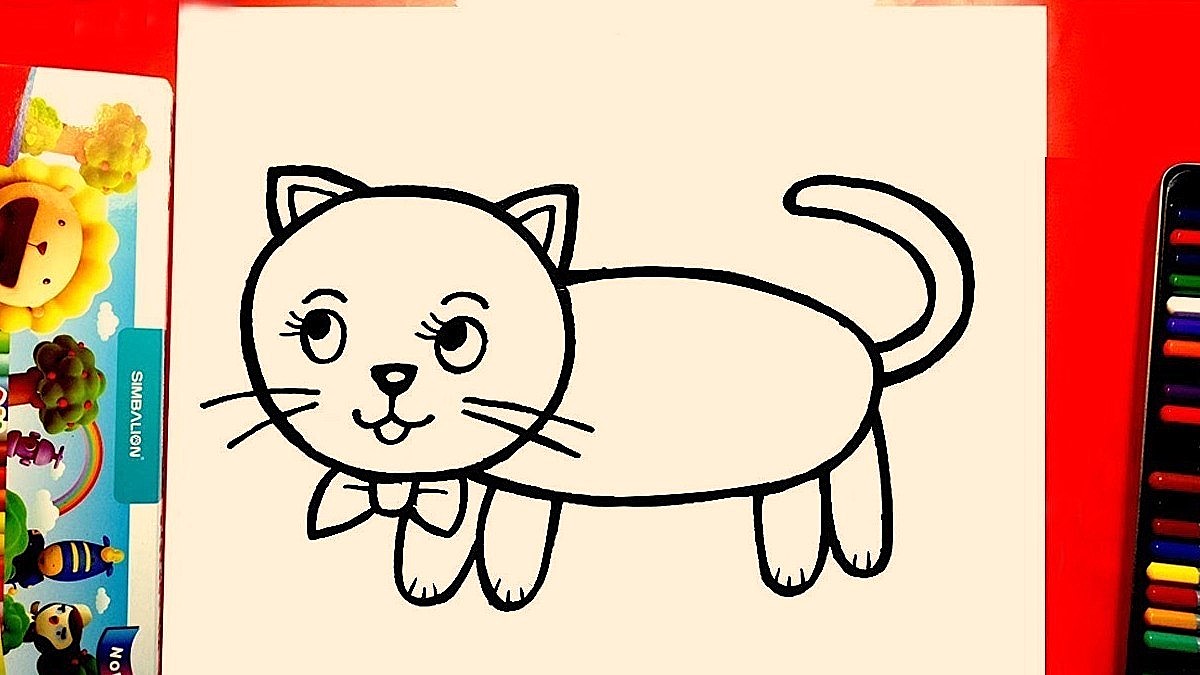 Một số cách vẽ con mèo đơn giản
