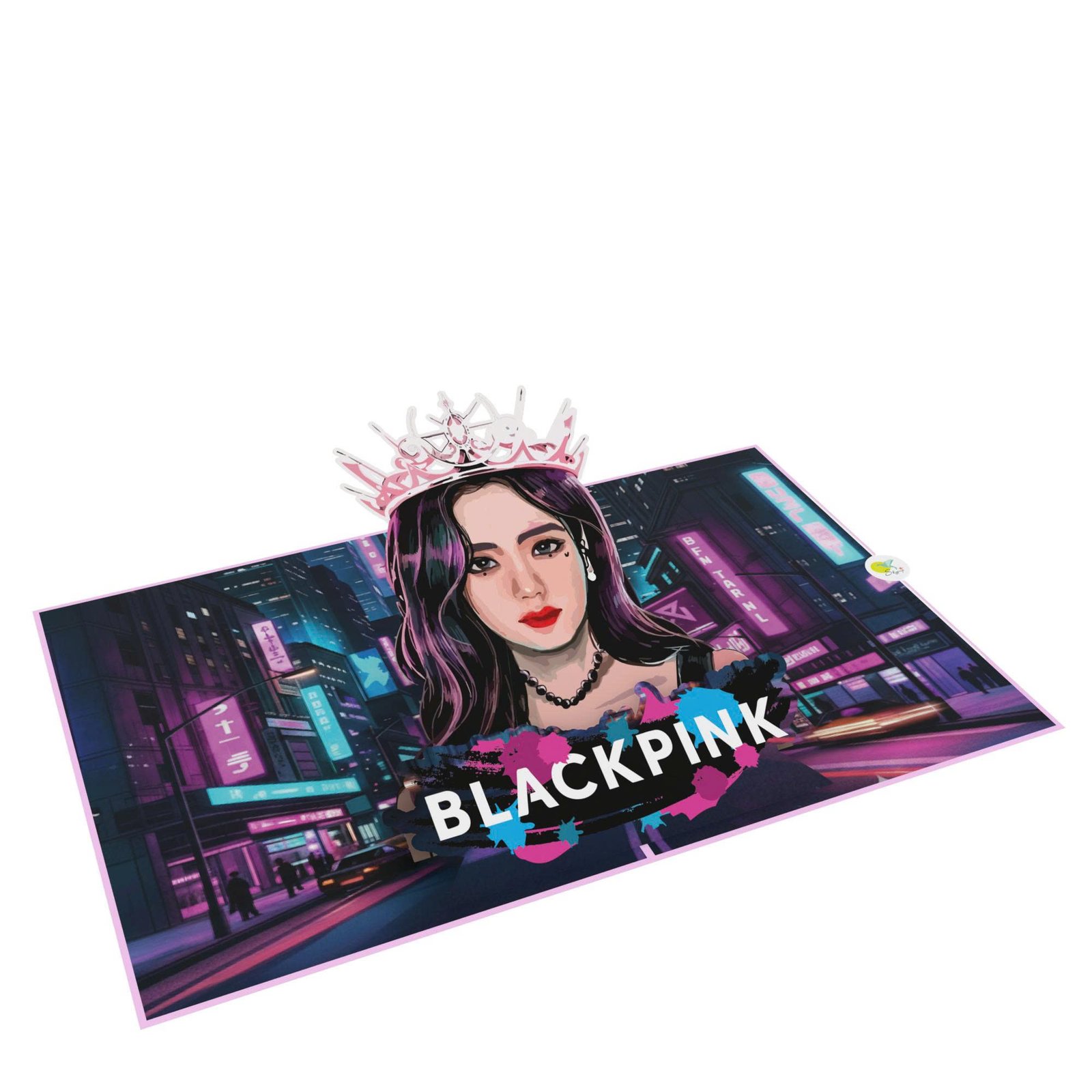 Queen Jisoo 3D Pop Up Card
