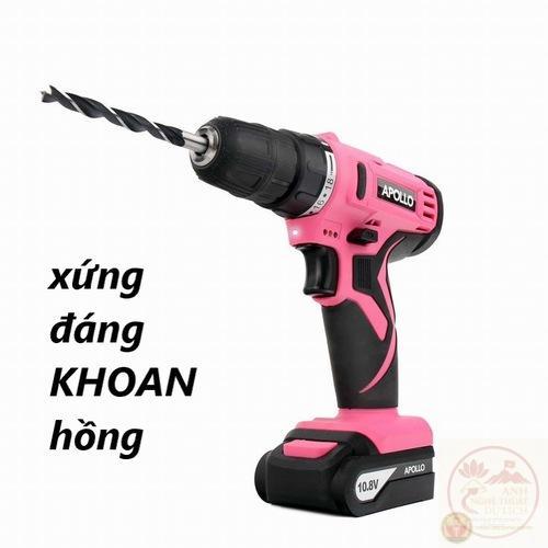 Meme hài xứng đáng được cái khoan màu hồng