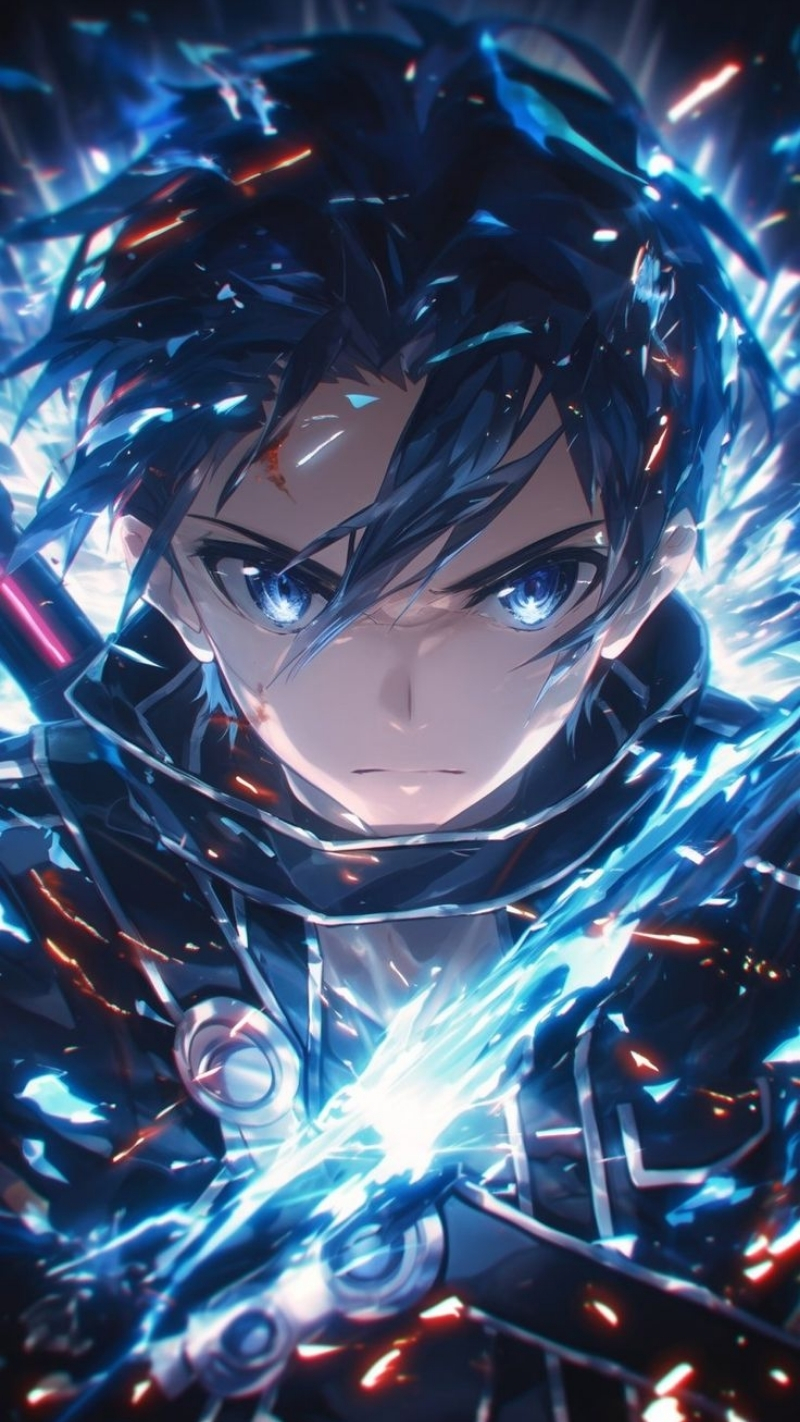 Hình ảnh nền Kirito và bạn bè đoàn kết