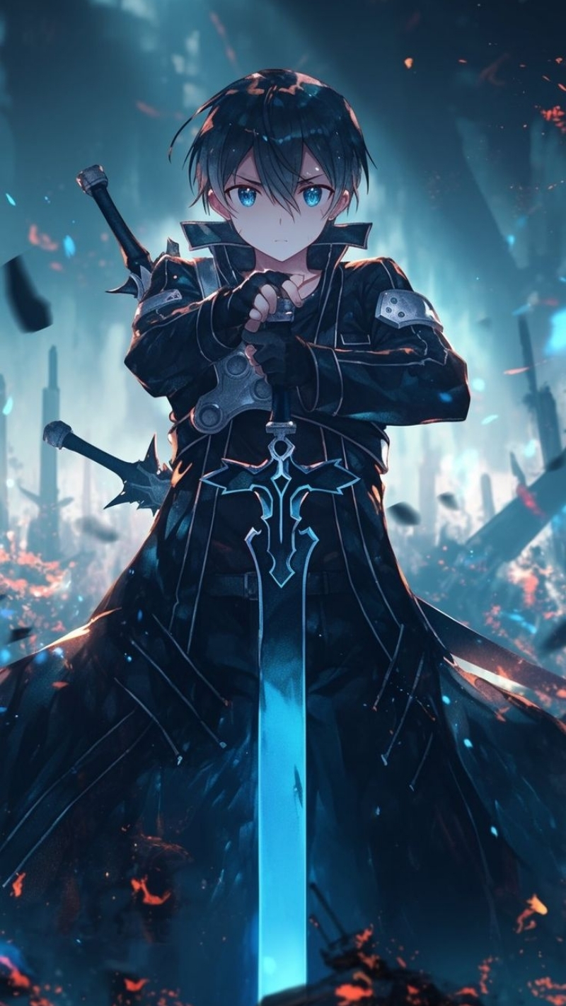Ảnh nền Kirito ngầu sang trọng