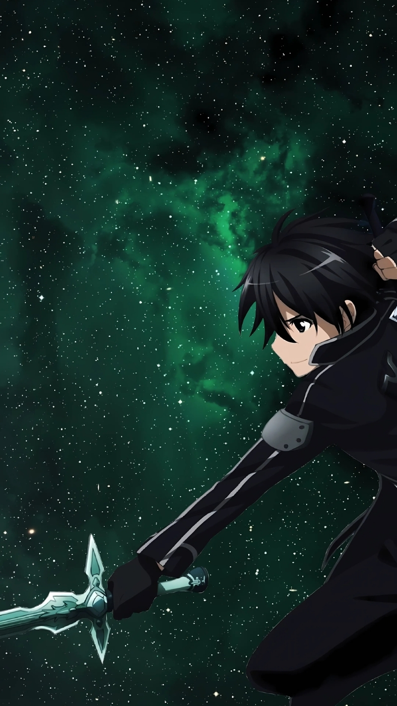 Ảnh nền Kirito ngầu rực rỡ