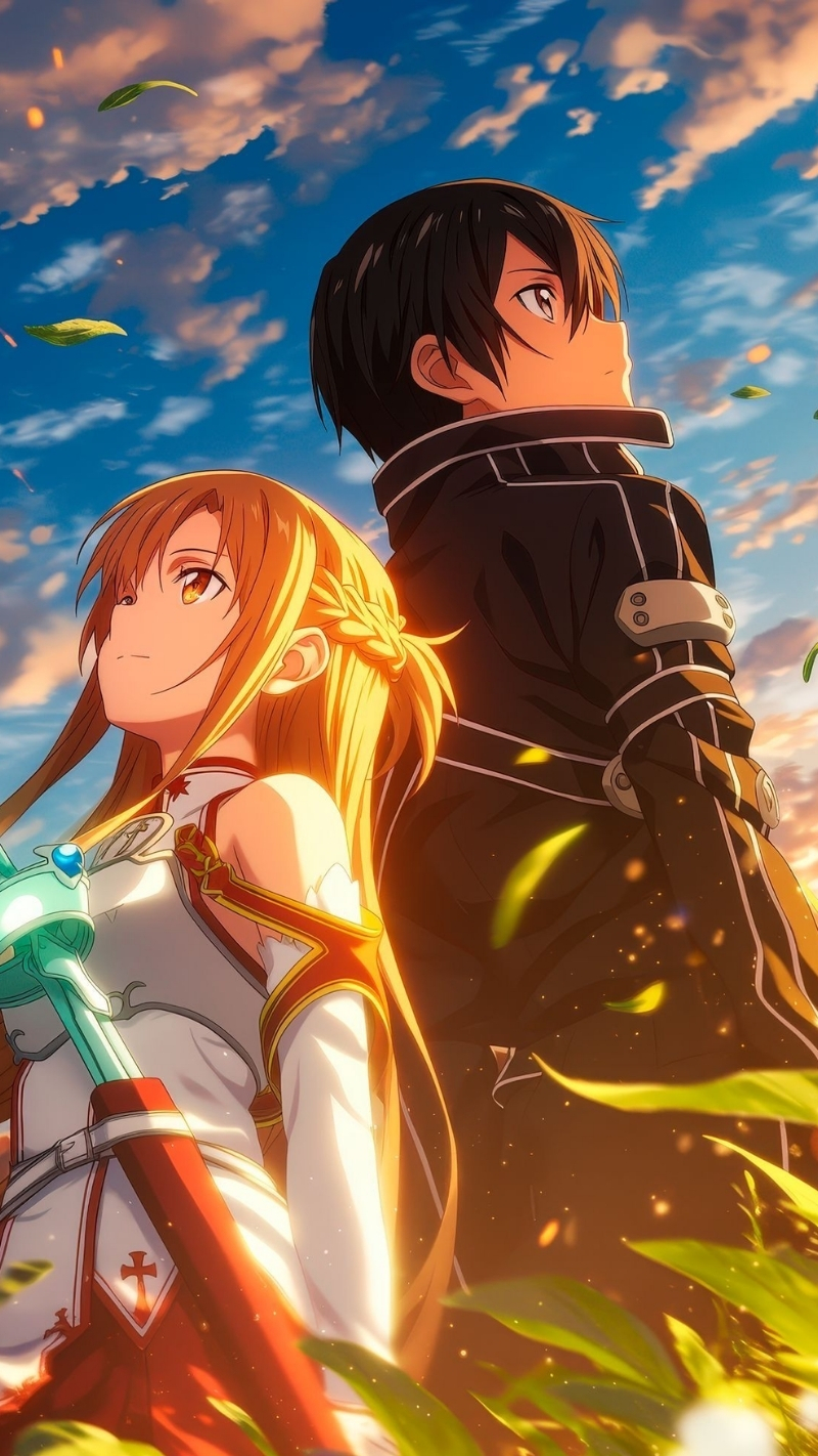 Ảnh nền Kirito và Asuna ngầu nhất
