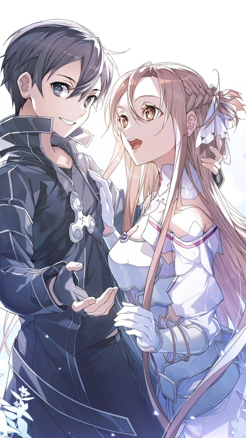 Ảnh nền Kirito và Asuna tuyệt vời
