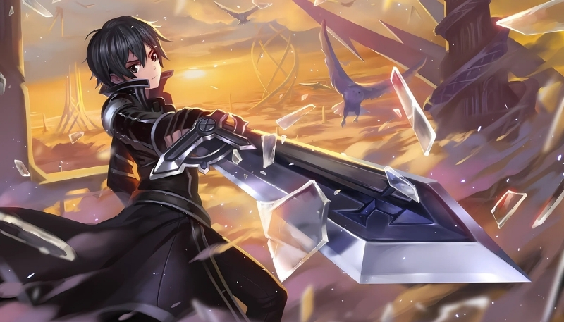 Ảnh nền Kirito 4K rất đẹp