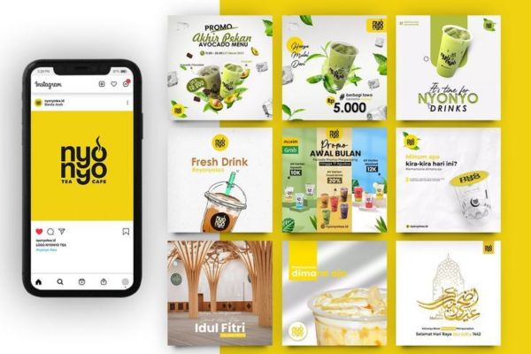 Poster quảng cáo cần được thiết kế tối ưu cho từng nền tảng để luôn rõ ràng và thu hút trên mọi thiết bị (Nguồn: Behance)