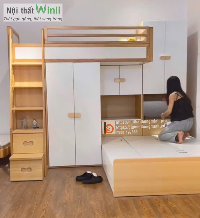 15+ Mẫu Giường Tầng Người Lớn Đẹp, Hiện Đại