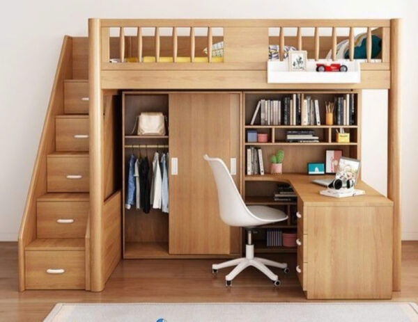 15+ Mẫu Giường Tầng Người Lớn Đẹp, Hiện Đại