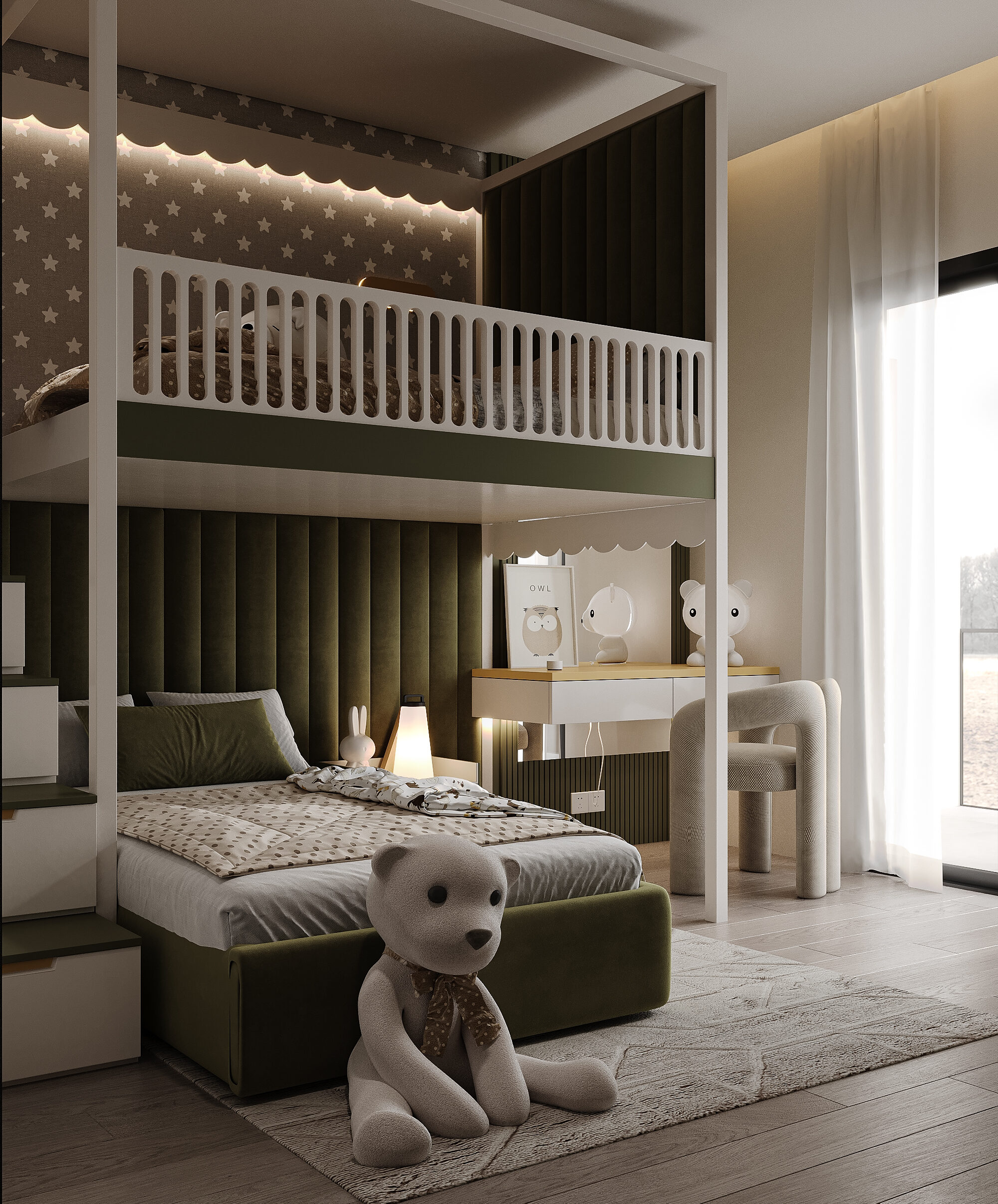 15+ Mẫu Giường Tầng Người Lớn Đẹp, Hiện Đại