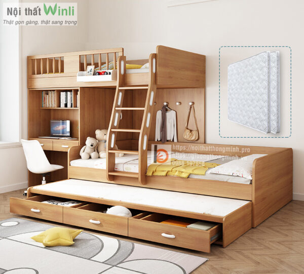 15+ Mẫu Giường Tầng Người Lớn Đẹp, Hiện Đại