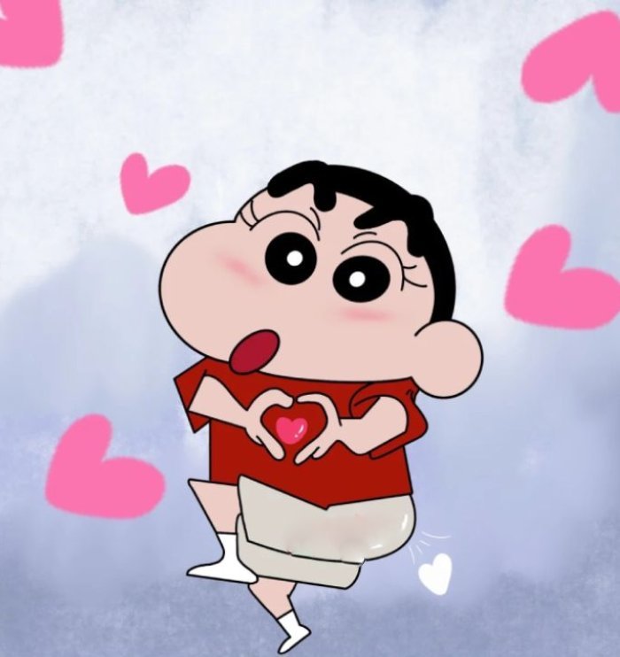 shin thả meme bắn tim nhìn hài