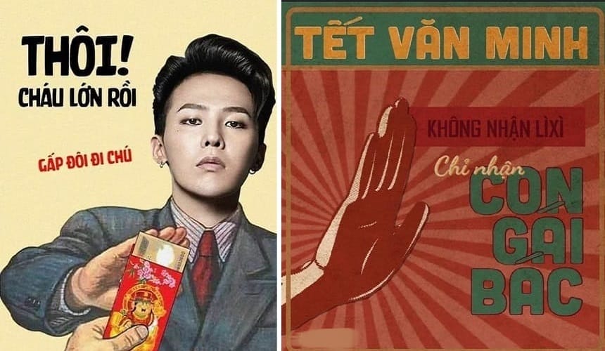 Lưu ý khi sử dụng meme chúc tết