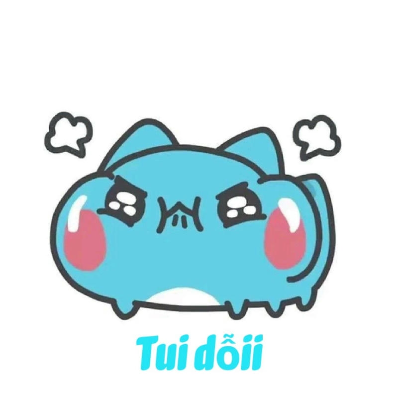 meme mèo dỗi đáng yêu