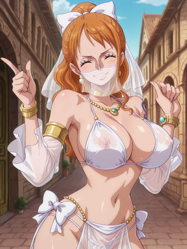 Nami quyến rũ trong tạo dáng gợi cảm