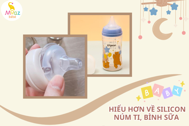 Tẩy vết mốc đen trên silicon núm bình sữa sạch bong sáng bóng