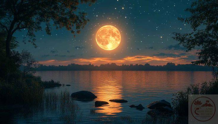 Cảnh vật chìm trong bóng tối khơi gợi suy tư nhẹ nhàng trong lòng