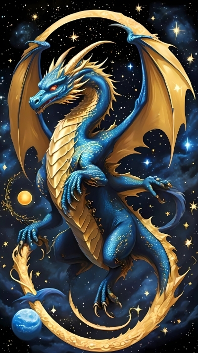 hình nền rồng xanh cho pc