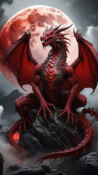 ảnh nền rồng lửa cực ngầu