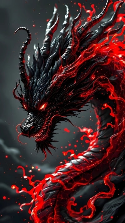 hình nền rồng đỏ