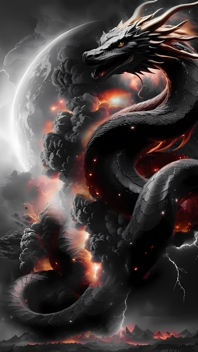 hình nền rồng lửa đẹp