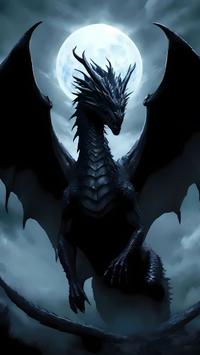 hình nền rồng đen cho pc