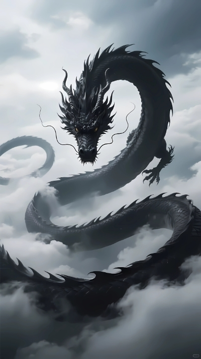 hình nền rồng đen siêu ngầu