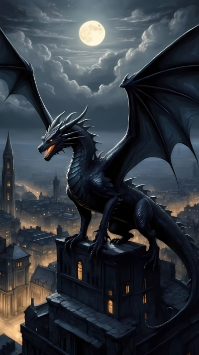 hình nền rồng đen tốt nhất