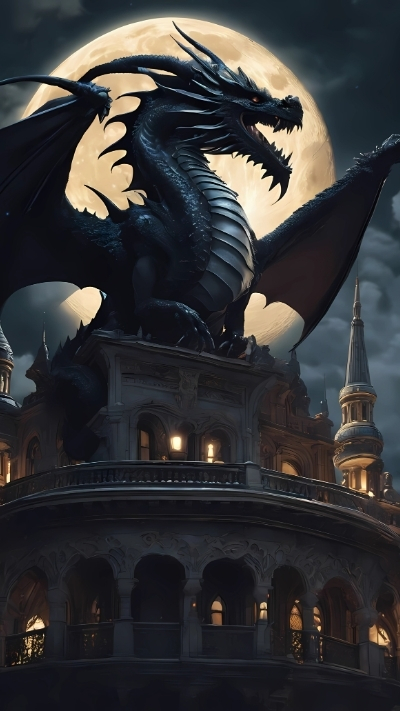 bộ sưu tập ảnh nền rồng đen