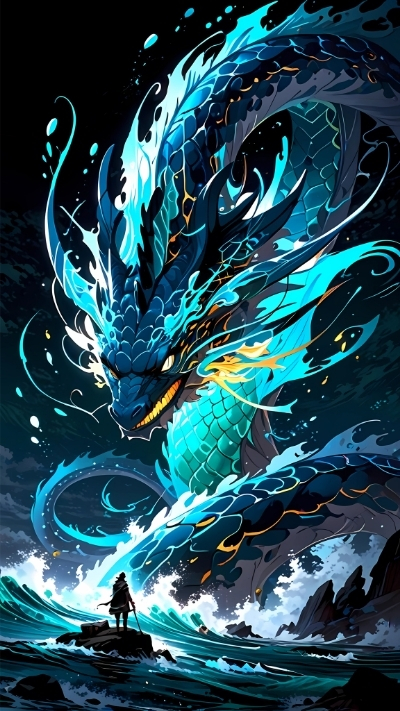 ảnh nền rồng anime cute