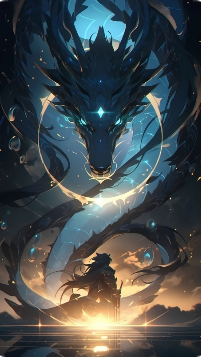 ảnh nền rồng anime cực ngầu