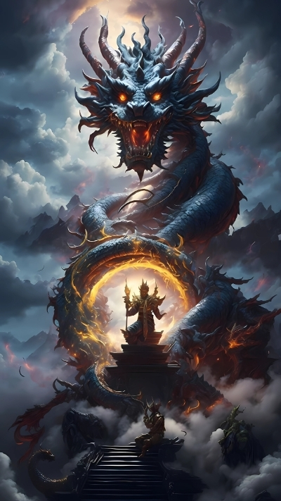 hình nền rồng anime cute cho điện thoại