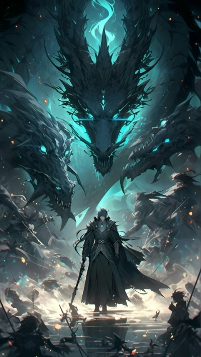 hình nền rồng anime xinh xan