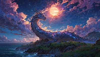 Ảnh nền rồng mạnh mẽ 4K