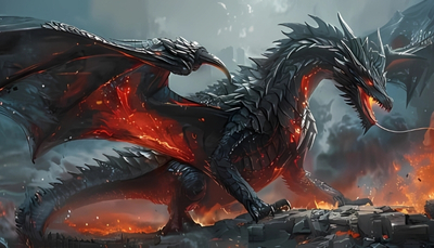 Wallpaper rồng siêu đẹp 4K cho máy tính