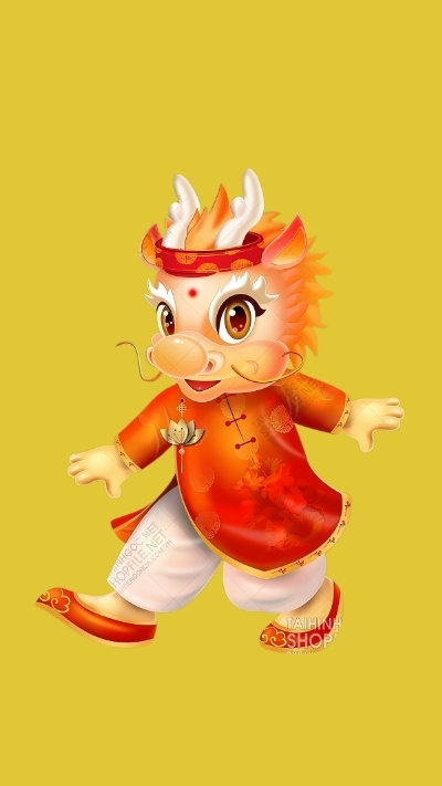 hình nền rồng giáp thìn cute