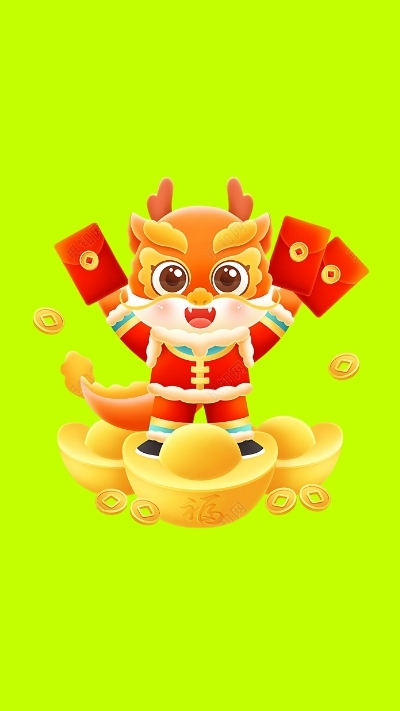 ảnh nền rồng giáp thìn dễ thương