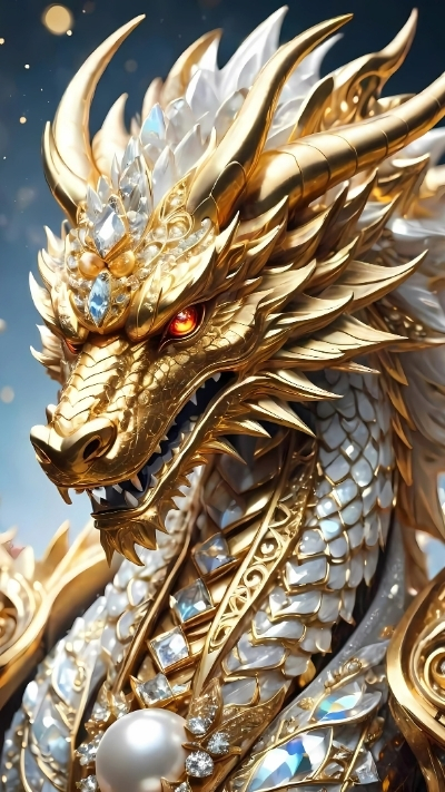 hình nền cá chép rồng mạnh mẽ