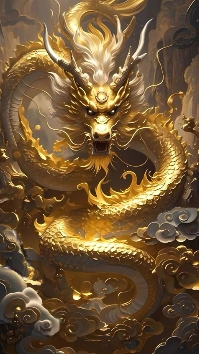 hình nền rồng vàng đẹp