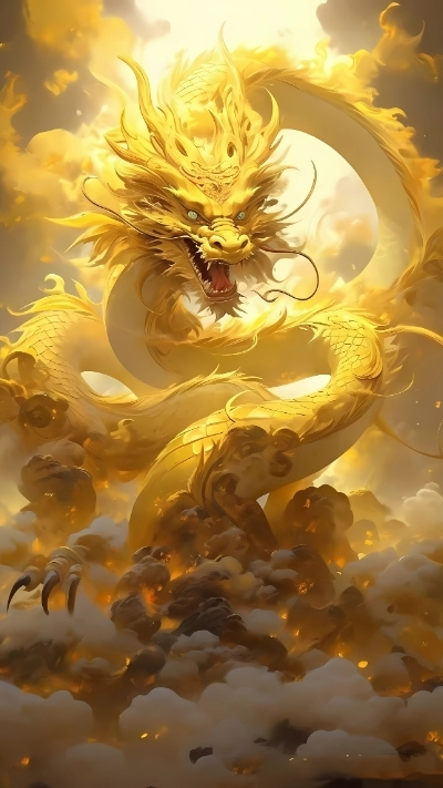 bộ sưu tập hình nền rồng vàng sang trọng