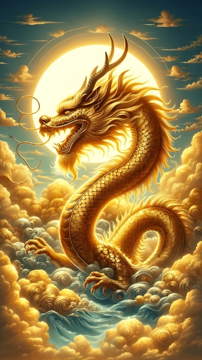 hình ảnh rồng vàng hoàng gia