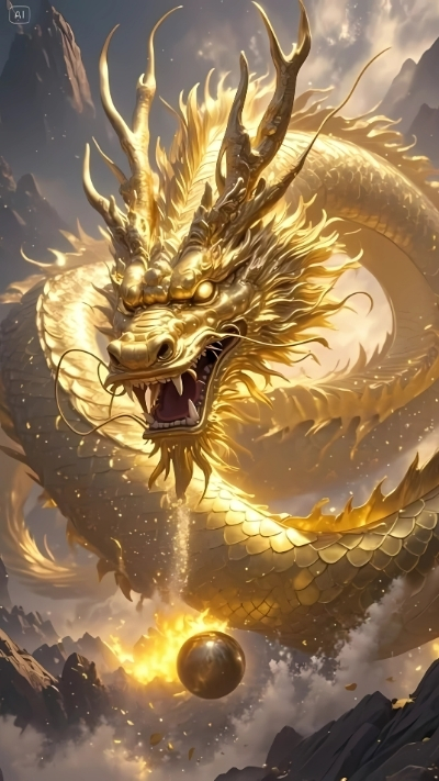 bộ sưu tập ảnh nền rồng vàng