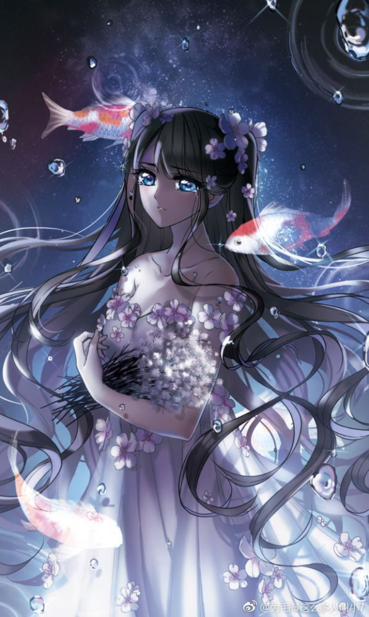 Hình ảnh cung Song Ngư anime lạnh lùng